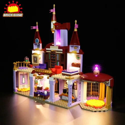 Vista 7 de Kit de luces para Belle and The Beast's Castle 43196 (juego de modelos no incluidos) (clásico)