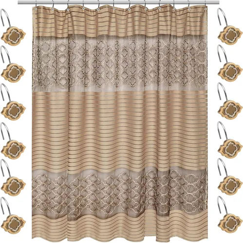 Vista 46 de Zahari Home Capri - Juego de toallas de baño de 3 piezas, toalla de baño, toalla de mano y toalla facial, decoración moderna, hermoso diseño único