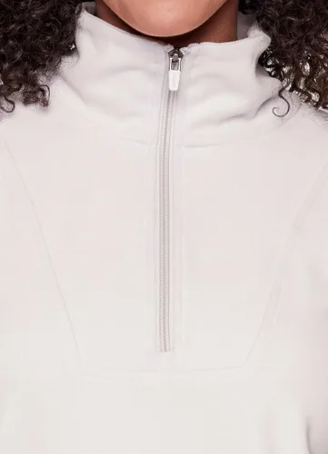 Vista 5 de RBX Active 12 Zip Pullover Para Mujer Suave Ligero Cremallera Cuello Mock Top Running Top