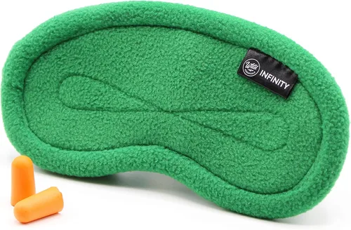Vista 9 de Wild Essentials Infinity Fleece - Máscara para dormir de lujo, color azul