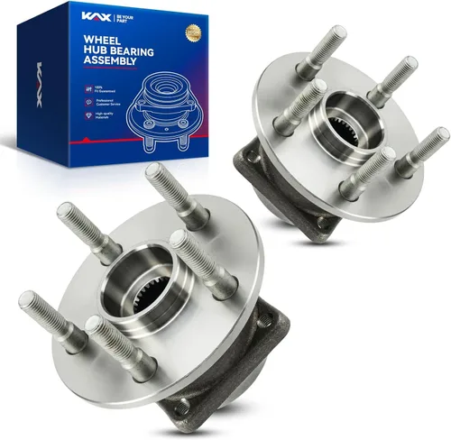Vista 45 de KAX 510063 Rodamiento de rueda delantera compatible con Toyota Camry 2004-2017, Ford Edge 2007-2014, Toyota Sienna 2004-2010, conjunto de cubo