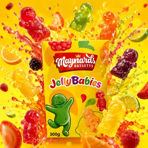 Vista 7 de Maynards Bassetts Jelly Babies - Caja de dulces (10.58 oz, 4 unidades)