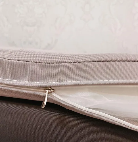Vista 4 de Cojín impermeable para silla de banco para interior y exterior, cojín de asiento para jardín largo