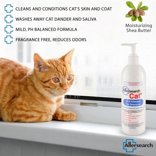 Vista 6 de Allersearch Champú para gatos antialérgenos Cat+