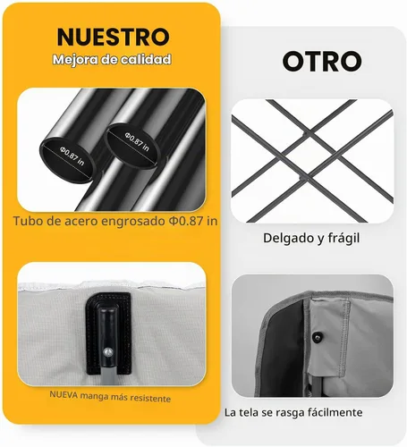 Vista 4 de Silla de camping doble – Sofá plegable para 2 – 3 personas al aire libre con portavasos y soportes para copas de vino – Sofá de dos plazas de gran