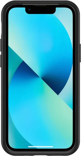 Vista 4 de OtterBox Symmetry Series - Funda para iPhone 13 Mini y iPhone 12 Mini (solo versión mini), embalaje no minorista, color negro