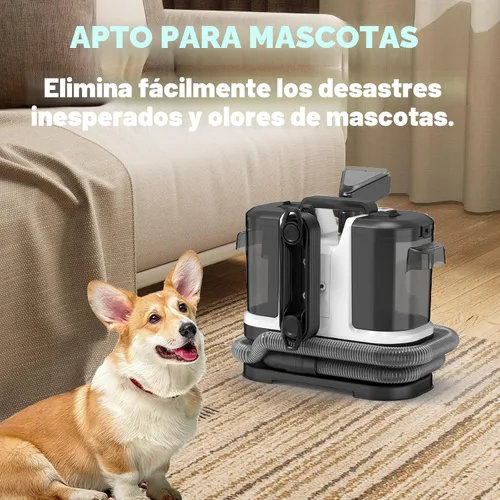 Vista 7 de Limpiador portátil de alfombras y tapicería, limpieza profunda para alfombras, sofá, manchas de interiores de auto, apto para mascotas y familia
