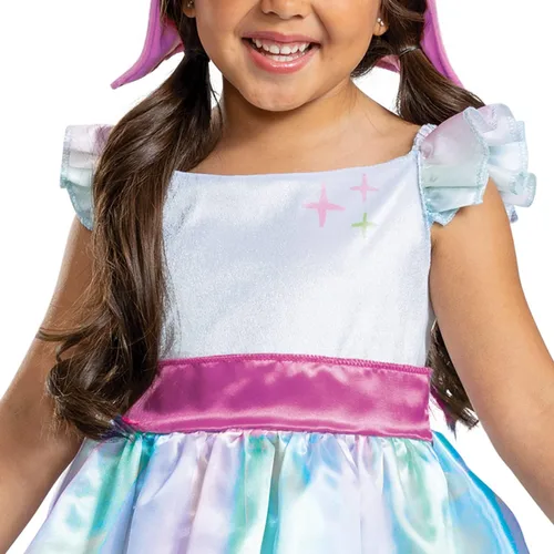 Vista 4 de Disguise Disfraz de unicornio de Peppa para niño, disfraz oficial de Peppa Pig y tocado
