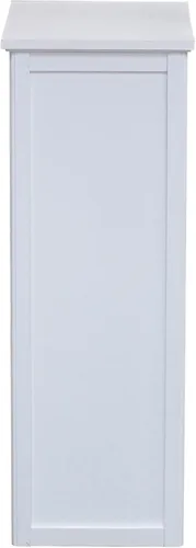 Vista 9 de Alaterre Furniture Dorset - Estantería de baño de 13 pulgadas de profundidad con estantes ajustables, armario de baño blanco para toallas, artículos
