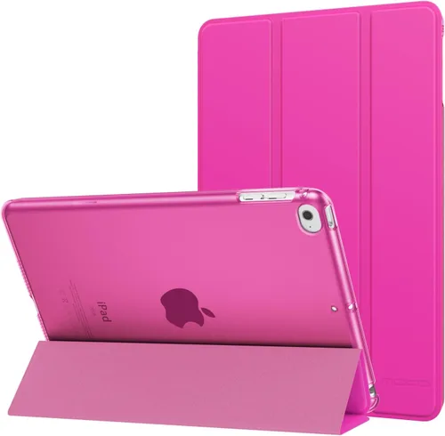 Vista 39 de MoKo Funda para iPad mini 5 2019/Mini 4 2015 (5ta/4ta Generación 7.9 pulgadas), funda delgada y ligera con soporte, con protector traslúcido