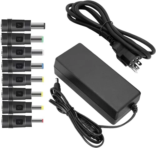 Vista 6 de Kado Power Adapter 48W 12V-4A 3A 2.5A 2A 1.5A 1A AC/DC Cable de alimentación 0.217x0.083 in