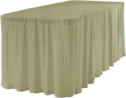 Vista 13 de The Folding Table Cloth 4 pies negro 24x48x29