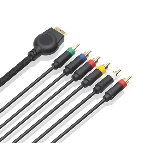 Vista 5 de GREATLINK Cable AV componente de 6 pies 6RCA Plug Premium Alta Resolución HDTV Componente RCA Audio Video Cable para Sony Playstation 3 PS3