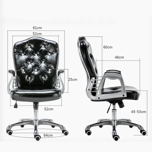Vista 2 de Home Office Chair Ergonomic Desk Chair Computer Chair with Lumbar Support Armrest Executive Rolling Swivel Adjustable Task Chair for Women Adults