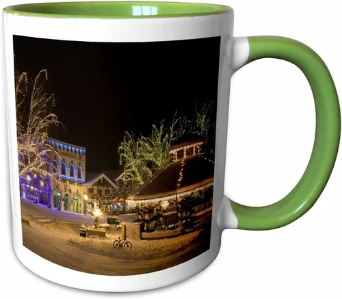 Vista 15 de 3dRose (mug_95130_4) USA, Washington, Mount Rainier NP, Paradise Area - US48 BJA0117 - Jaynes Gallery - Taza negra de dos tonos, 11 onzas