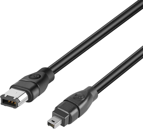 Vista 10 de FireWire Cable de 4 pines a 4 pines iLink DV Cable Firewire 400 IEEE 1394 Cable para portátil a videocámara de 6 pies