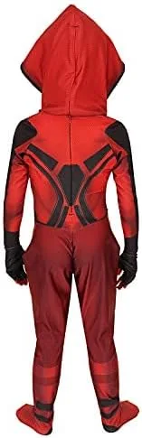 Vista 2 de Enuyyz Disfraz de superhéroe para niños, body de elastano para Halloween, cosplay