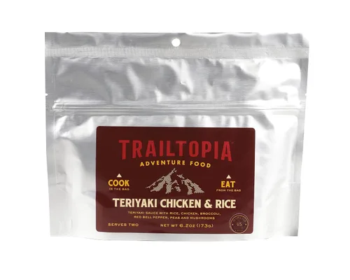 Vista 10 de Trailtopia Burrito de carne y frijoles negros, cena de senderismo liofilizada, sabor delicioso, preparación rápida y fácil, ligera, perfecta