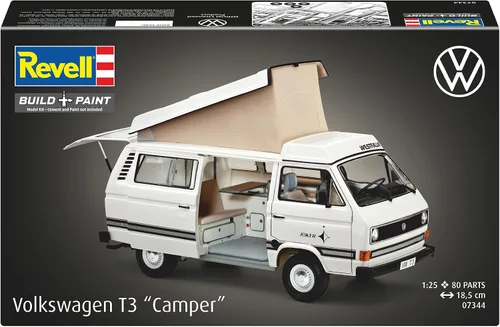 Vista 2 de Revell 07344 1:25 Volkswagen T3 Camper