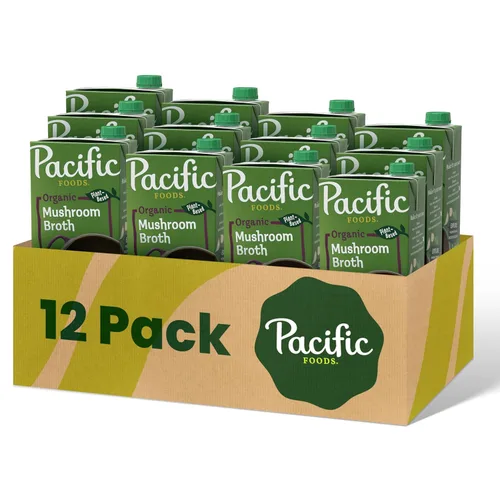 Vista 15 de Pacific Foods Caldo de hongos orgánico, caja de 32 onzas