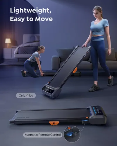 Vista 4 de ACEZOE Walking Pad Treadmill with 10% Incline, Under Desk Treadmill, Compact Portable Treadmills for Home Office, 285lbs Capacity, APP/Remote