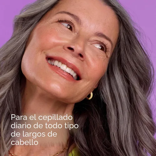 Vista 7 de Conair Cepillo de pelo Velvet Touch Paddle Cushion - Cepillo desenredante - estilos rizados o rectos - hombres o mujeres - desenredante - cuenta