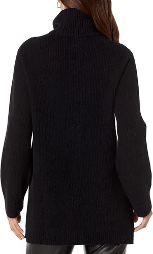 Vista 2 de The Drop Grayson - Suéter de cuello alto súper suave con hombros caídos para mujer