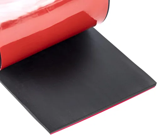 Vista 16 de Tiras de goma de neopreno con parte trasera adhesiva, junta autoadhesiva para acolchado de alfombrilla, 1 pulgada de ancho x 1/5 pulgadas de grosor