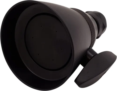 Vista 6 de Westbrass R306-62 Chatham Style - Cabezal de ducha ajustable de latón de 2-1/4 pulgadas, color negro mate Mate negro