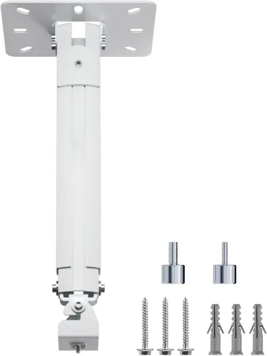 Vista 18 de suptek Soporte de montaje en techo para proyector se adapta a techo plano o inclinado, altura ajustable con longitud extensible de 30.7-49.21 Negro