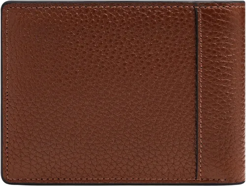 Vista 41 de Fossil Billetera plegable de cuero para hombre con ventana de identificación abatible para hombres