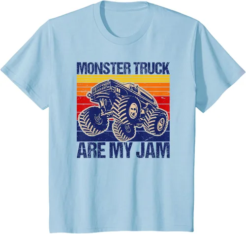 Vista 11 de Monster Truck Are My Jam For Monster Truck Lovers - Camiseta para hombres y niños, Blanco