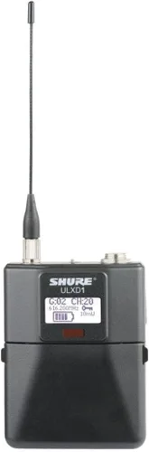 Vista 8 de Shure ULXD1 Transmisor de bolsillo - para uso con sistemas de micrófono inalámbrico digital ULX-D, receptor se vende por separado Banda V50