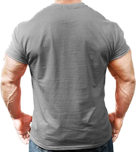 Vista 2 de Monsta Clothing Co. Camiseta de gimnasio para hombre (HRD-LVN Classic-000)
