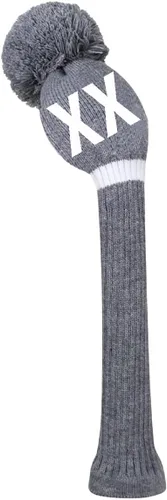Vista 13 de Scott Edward Cubierta de palo de golf de punto gris para madera de conductor (460 cc) madera de calle e híbrida/UT con número grande blanco 1/3/4/5