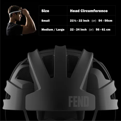 Vista 6 de FEND One Foldable Bike Helmet – Patented Smart-Fold 50% Compact Design, Award-Winning Safety CPSC/EN1078 Certified, for Adults, Commuters, E-Bikes