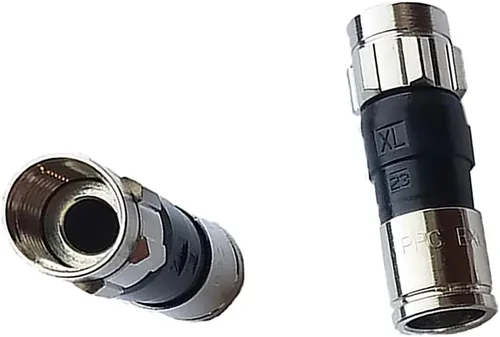 Vista 4 de PPC Belden EX6PLUS RG-6 Snap & Seal - Conector de compresión para exteriores, aprobado por Comcast, DTV y plato, 100 piezas