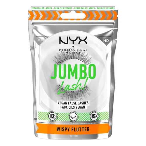 Vista 13 de NYX PROFESSIONAL MAKEUP Jumbo Lash! Delineador de ojos y adhesivo para pestañas 2 en 1, color negro Negro más malo
