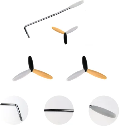 Vista 5 de Barra de brazo de trémolo de 0,2 pulgadas para MIM Strat Stratocaster guitarra eléctrica cromada