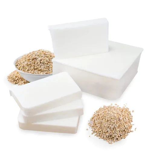 Vista 2 de Primal Elements Base de jabón de avena, base de glicerina hidratante para derretir y verter para manualidades, fácil de cortar, 10 libras