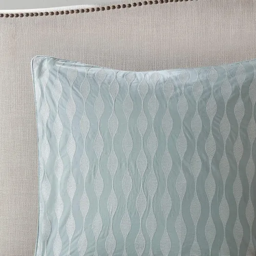 Vista 7 de Harbor House Maya Bay Euro Sham, 26 x 26 pulgadas, azul