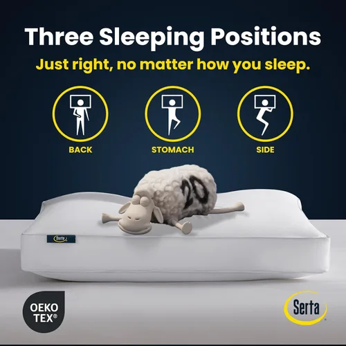 Vista 5 de Serta Hotel Collection - Juego de 2 almohadas tamaño Queen