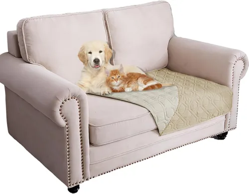 Vista 59 de Ameritex Manta Impermeable Reversible Cubierta para Cama de Perro Manta para Mascotas para Muebles Cama Sofá Sillón