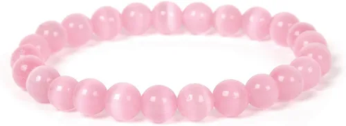 Vista 80 de Justinstones Gem - Pulsera elástica de cuentas redondas de piedras semipreciosas de 8 mm, unisex, de 17.78 cm Turmalina negra de grado A