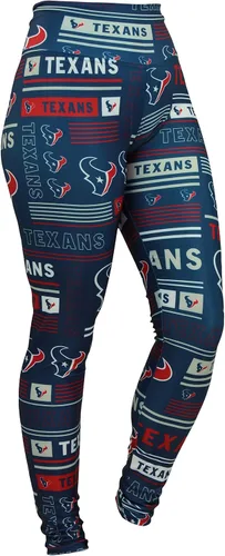 Vista 8 de Zubaz NFL Mallas para mujer de longitud completa de cintura alta básica 1.0