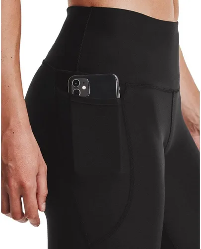 Vista 3 de Under Armour - Leggings hasta los tobillos, con tecnología HeatGear y cintura alta antideslizante, para mujer