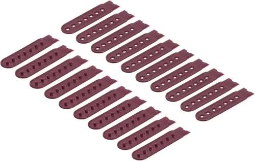 Vista 13 de uxcell Tapa de correa Snapback, agujeros de plástico ajustable sombrero broche hebilla reemplazo para reparación de tapas
