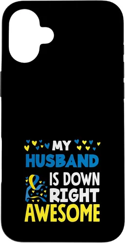 Vista 23 de My Husband is Down Right Awesome Down Syndrome Awareness Case for iPhone 17