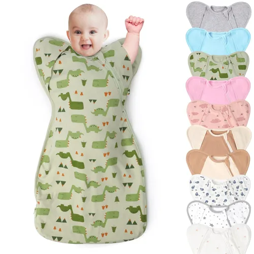 Vista 9 de Saco de dormir para bebé de algodón orgánico swaddles 3-6 meses recién Lucky Star