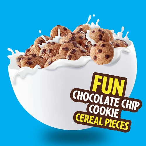 Vista 3 de Cookie Crisp, Cereal para desayuno, sabor a galletas con chispas de chocolate, 10.6 onzas (paquete de 12)